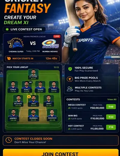 Hero11 (hero11) fantasy cricket & matchday visual 3
